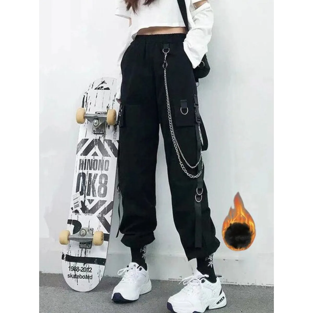 High Waist Streetwear Pants