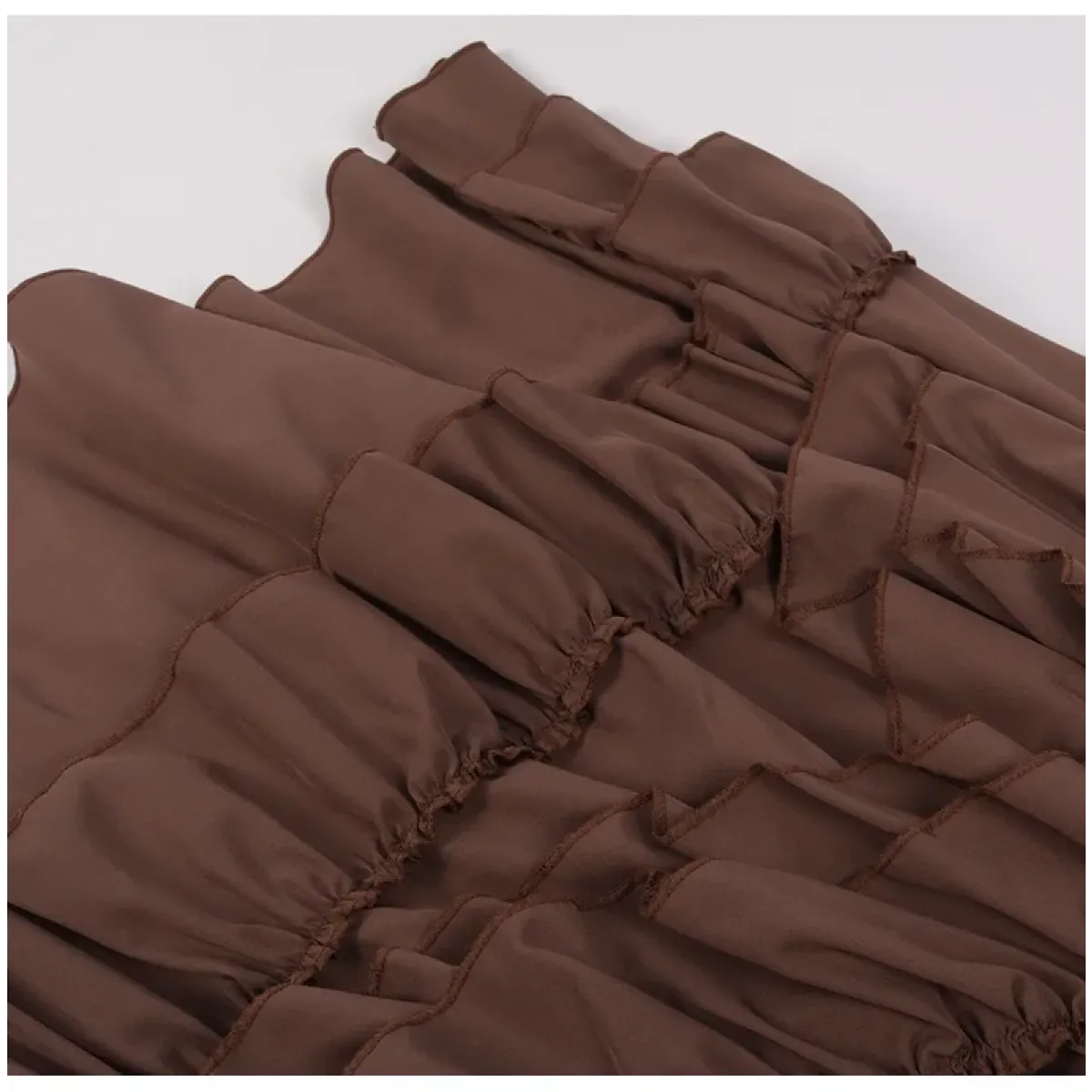 High Waist Victorian Ruffled Skirt – Gothic Steampunk