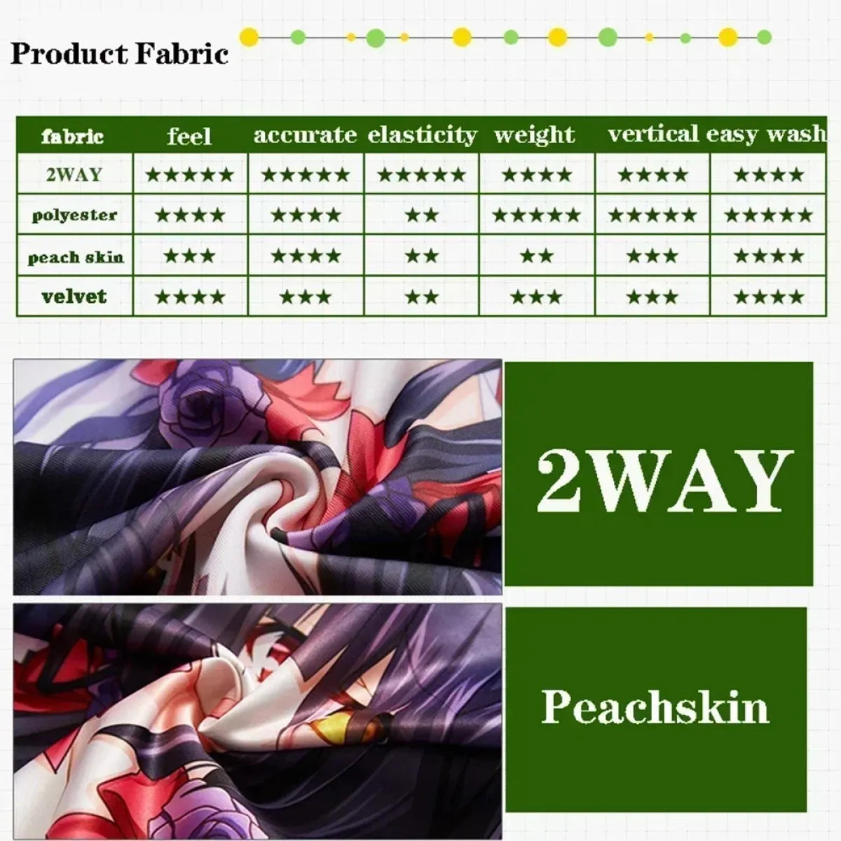 Black Swan Dakimakura Pillow Case – Honkai Star Rail 2WAY Cover