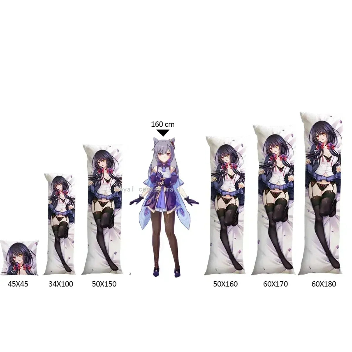 Black Swan Dakimakura Pillow Case – Honkai Star Rail 2WAY Cover