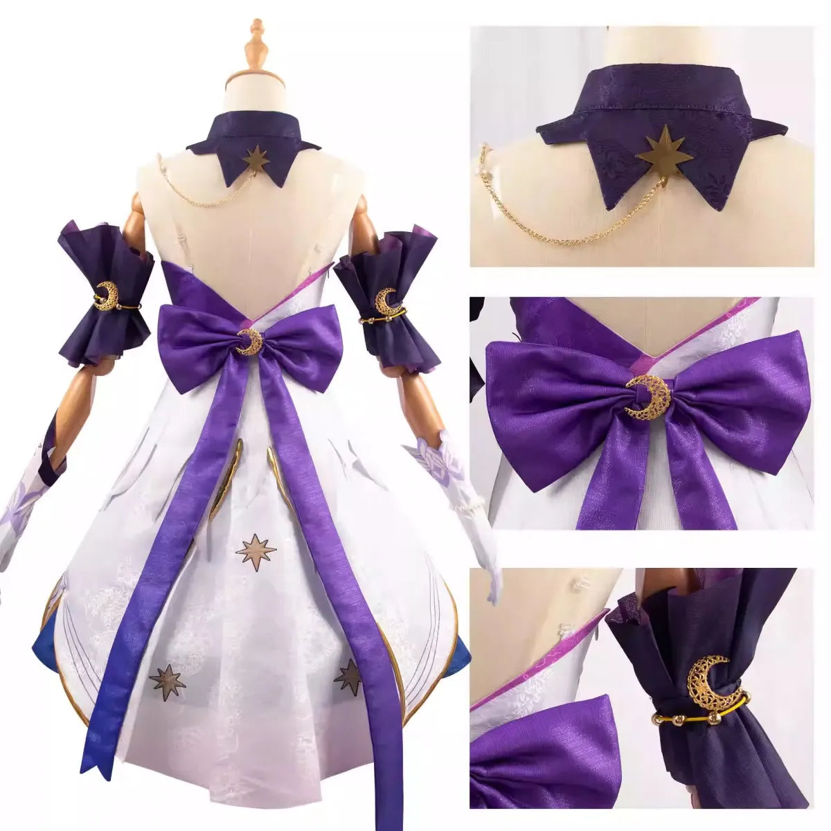 Honkai Star Rail Robin Cosplay Costume – Dress, Wig, Wings & Accessories