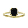 1.38ct Sapphire Diamond Ring 14KT Yellow Gold