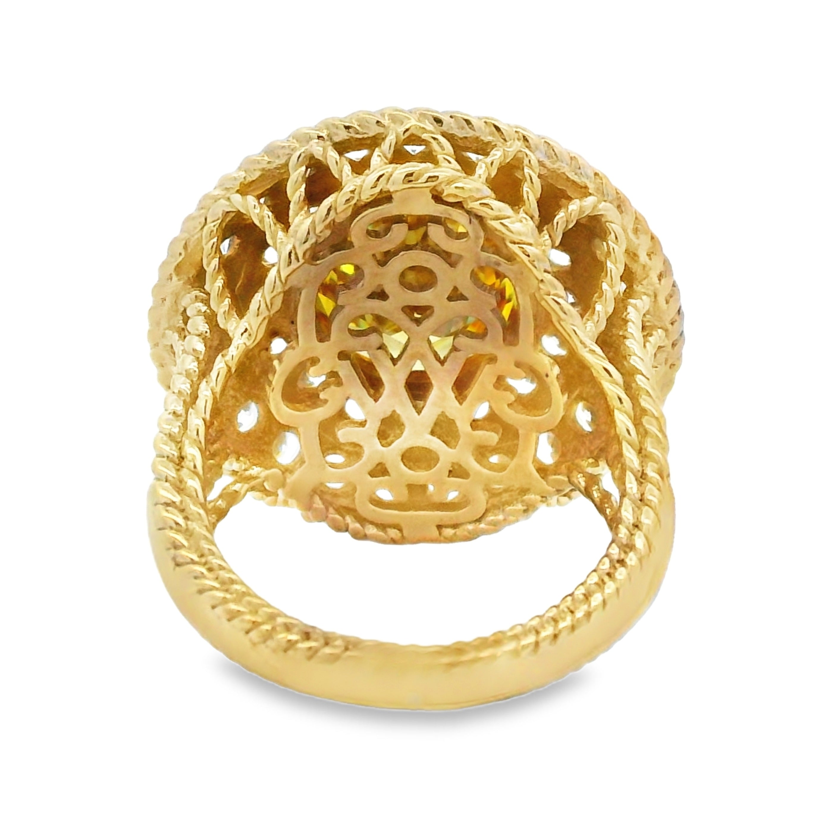 Cubic Zirconium Ring Sterling Silver