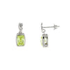 Cubic Zirconium Dangle Earrings Sterling Silver