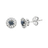 .25ct Diamond Stud Earrings Sterling Silver