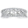 .50ct Diamond Fashion band rings 10KT White Gold