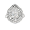 Cubic Zirconium Ring Sterling Silver
