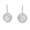 Cubic Zirconia Earrings Sterling Silver