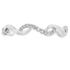 .17ct Diamond Wedding Band Ring 14KT White Gold
