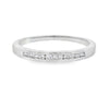 .11ct Diamond Wedding Band Ring 14KT White Gold