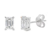 1.00ct Lab Grown Diamond Stud Earrings Sterling Silver