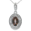 .42ct Quartz Diamond Fashion Pendants 10KT White Gold