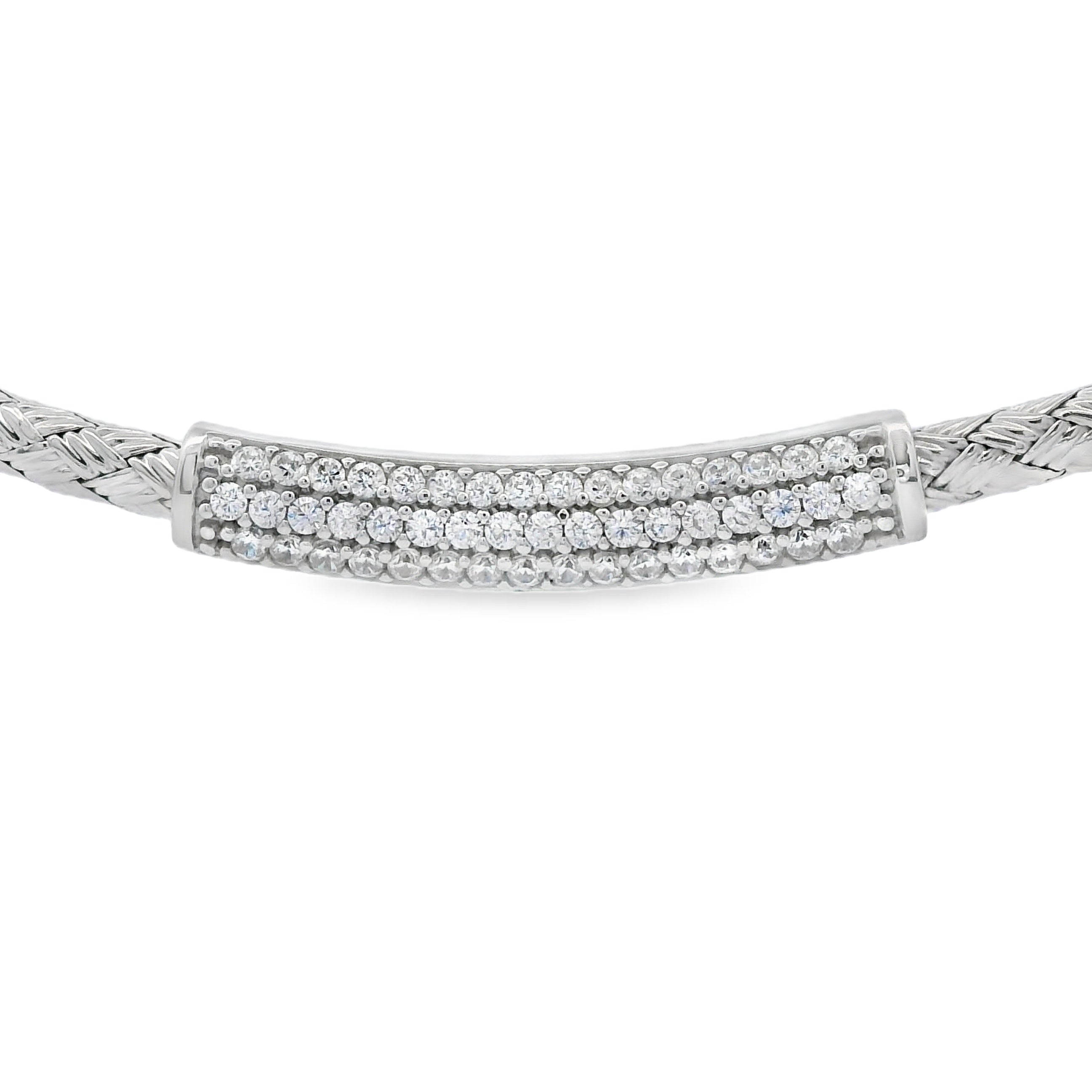 Cubic Zirconium Fashion Pendants Sterling Silver