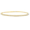1.00ct Diamond Bangle Bracelet 14KT Yellow Gold