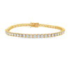5.50ct Diamond Tennis Bracelet 18KT Yellow Gold
