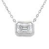 .85ct Moissanite Pendant Sterling Silver