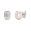 .85ct Moissanite Stud Earrings Sterling Silver