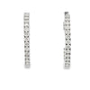 1.53ct Diamond Hoop Earrings 10KT White Gold