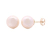 FW Pearl Stud Earrings 14KT Yellow Gold