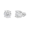 6.00ct Moissanite Stud Earrings Sterling Silver
