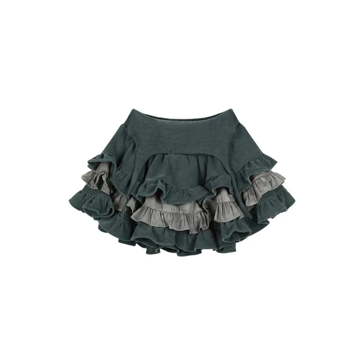 Japanese Kawaii 2-Piece Set - Long Sleeve Crop Top and A-Line Mini Skirt