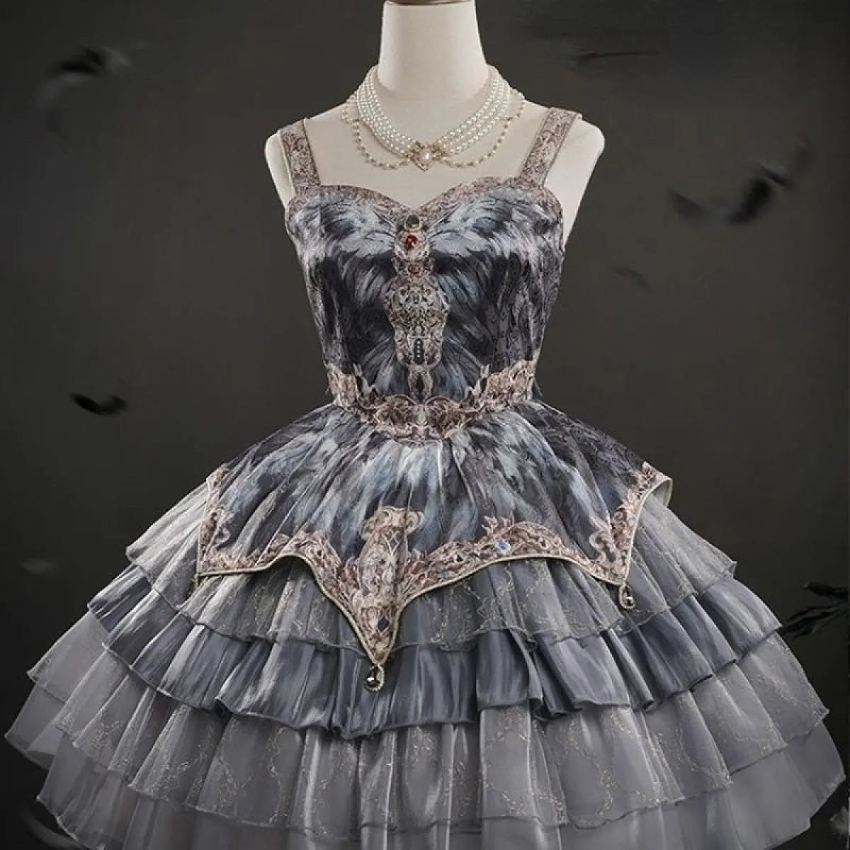 Japanese Victorian Swan Dance Lolita Dress