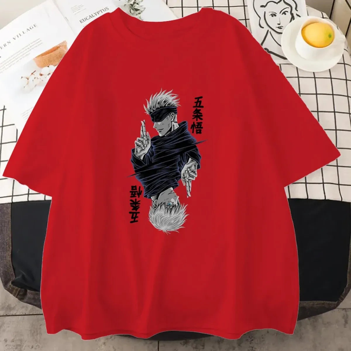 Jujutsu Kaisen Satoru Gojo Anime Print T-shirt