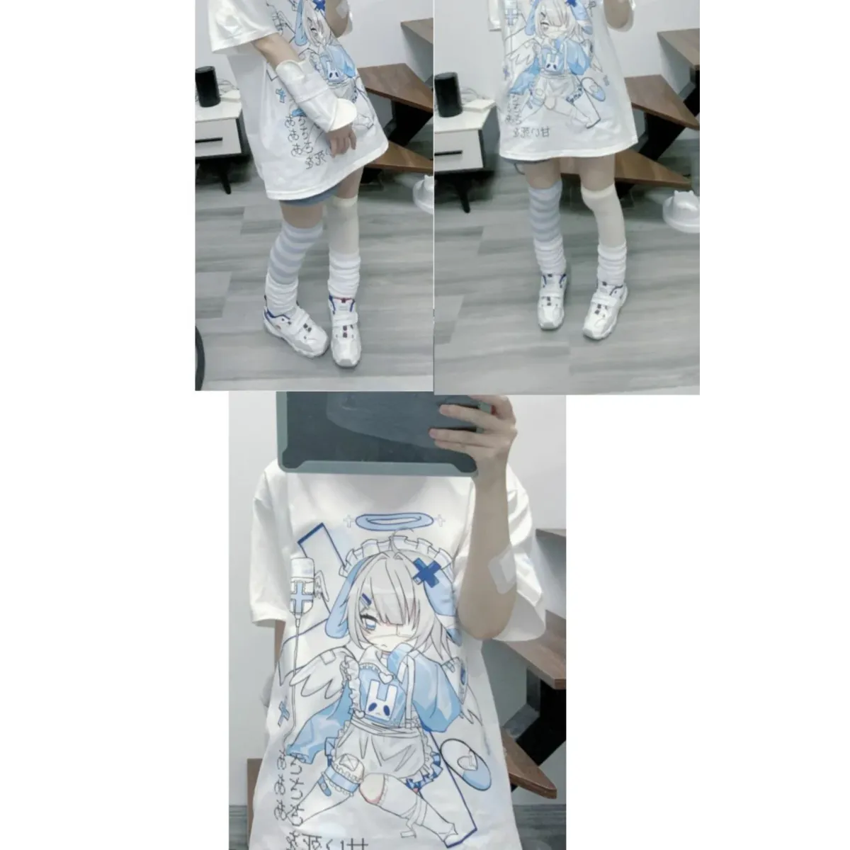 Harajuku Kawaii Anime Oversized Tee
