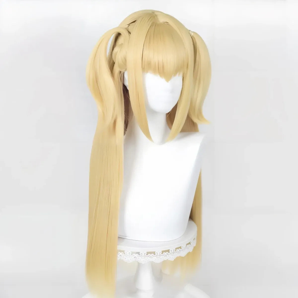 Misa Amane Cosplay Wig – Death Note Blonde Twin Tails with Wig Cap Set