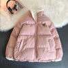 Kawaii Double Sided Love Bear Winter Puffer Jacket