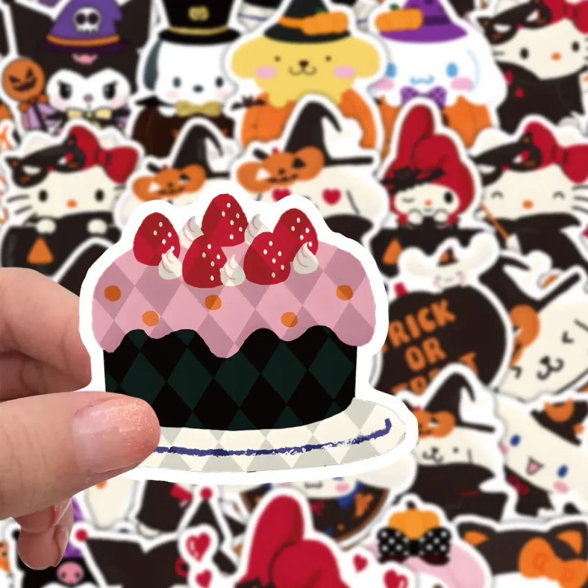 Kawaii Halloween Stickers Set