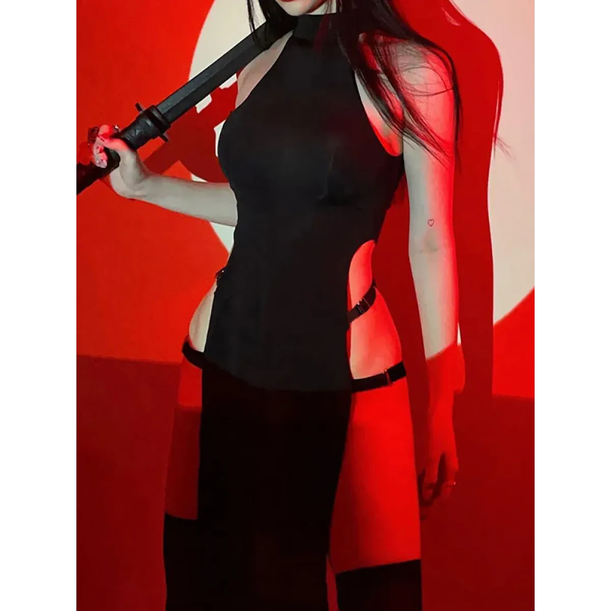 Kawaii Nun Cosplay Lingerie with Headscarf