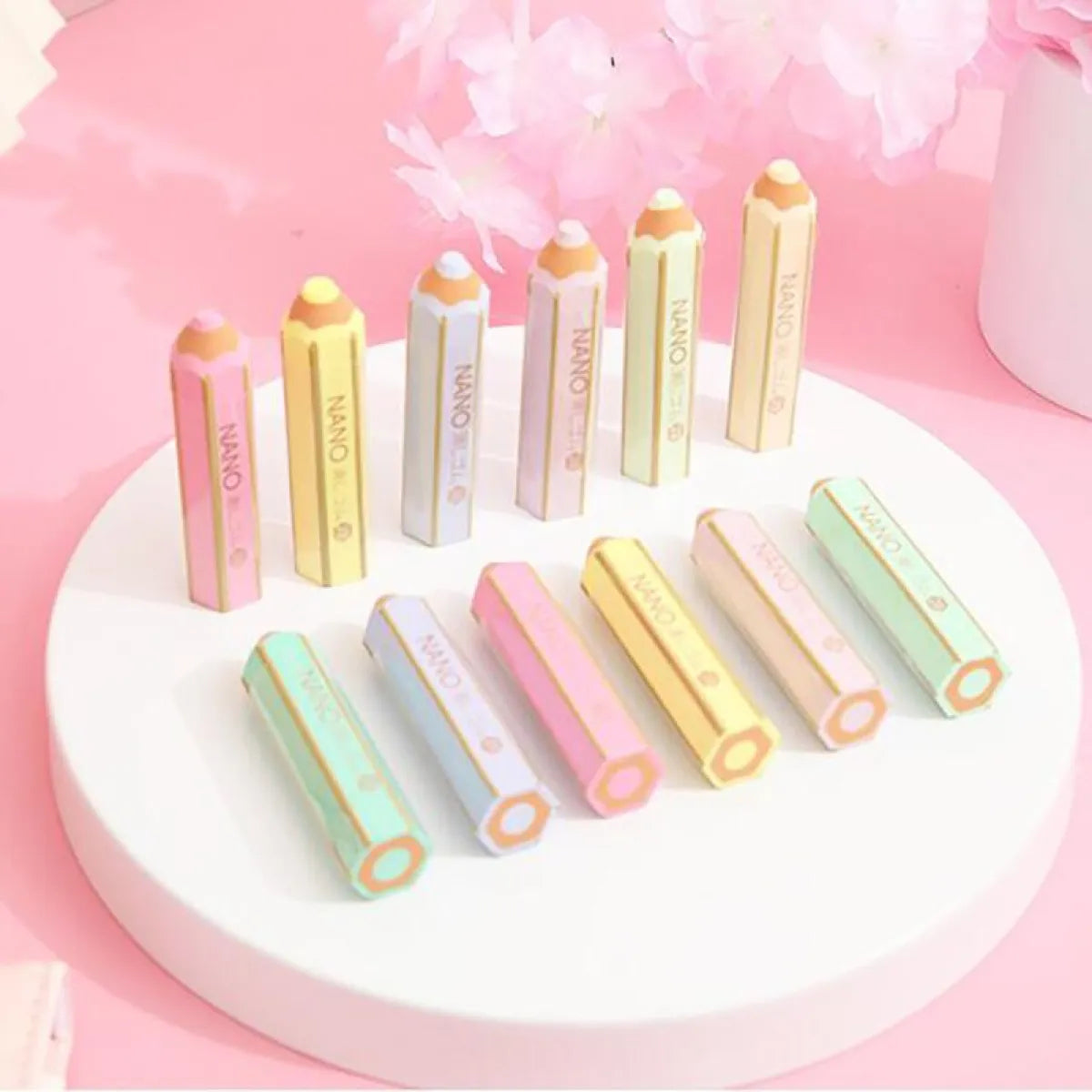 Kawaii Pencil Rubber Eraser