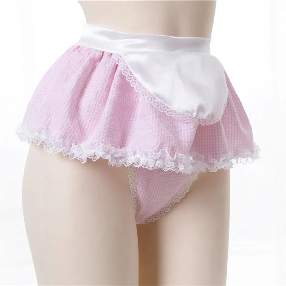 Kawaii Pink Apron Maid Lingerie Set