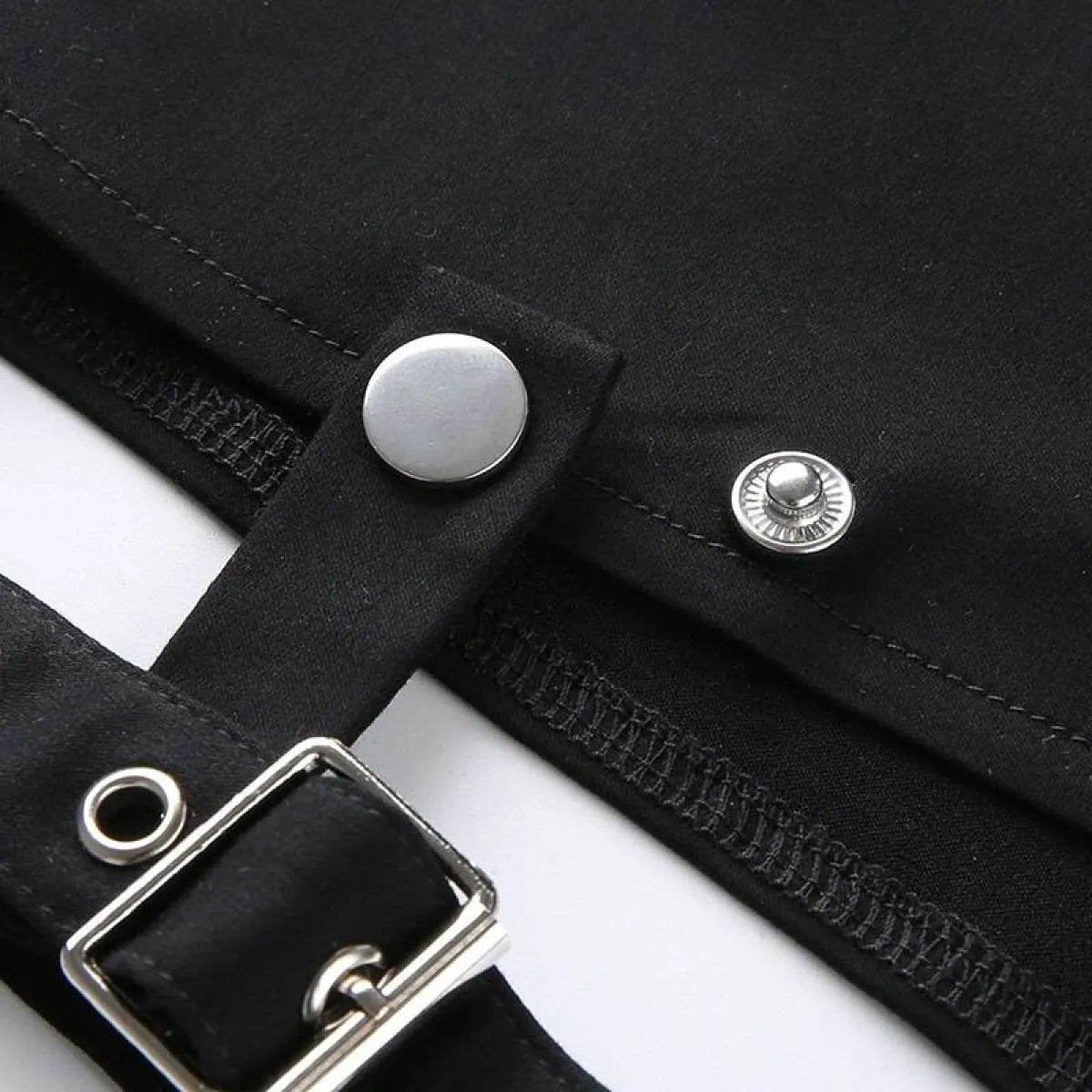 Hollow Out Punk Shorts