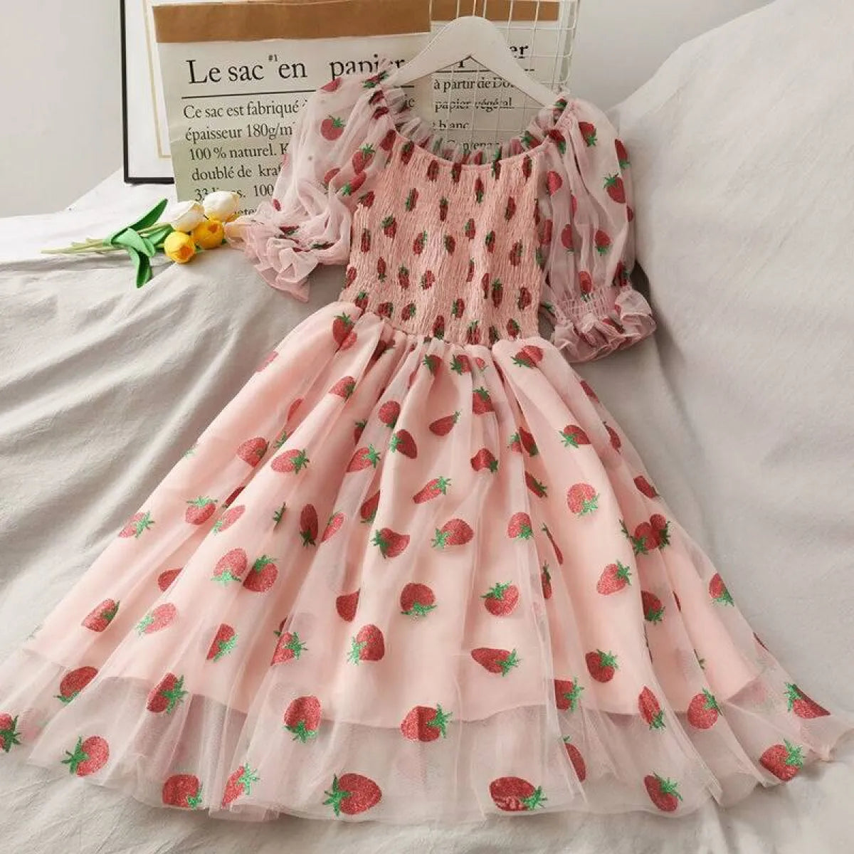 Kawaii Strawberry Dress