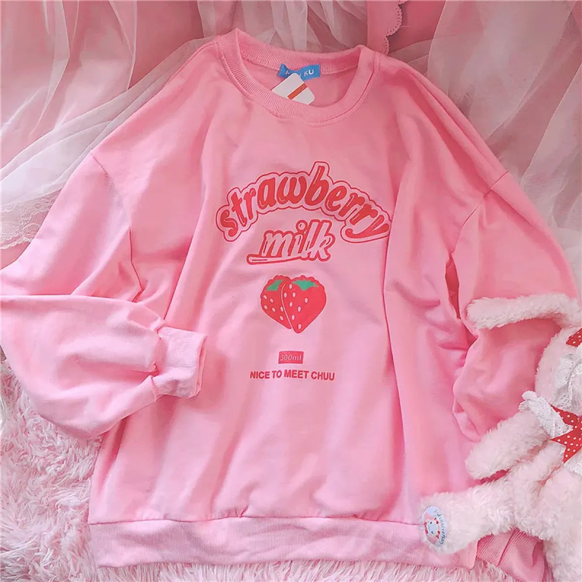 Harajuku Kawaii Strawberry Sweatshirt