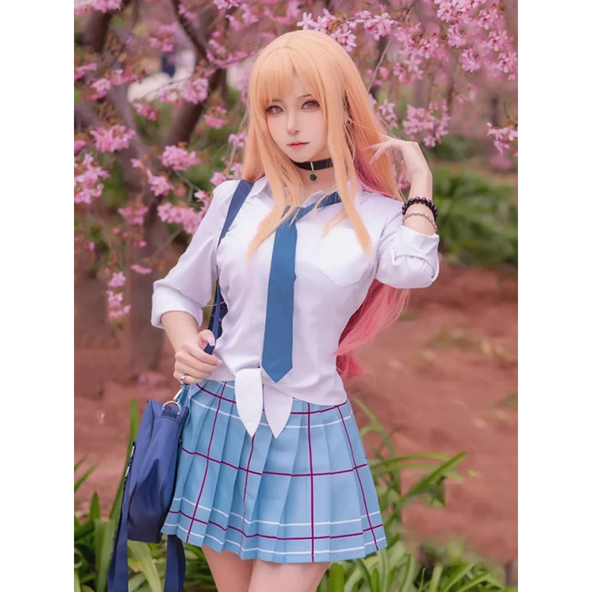 Kitagawa Marin School Uniform Cosplay – My Dress-Up Darling Set for Women