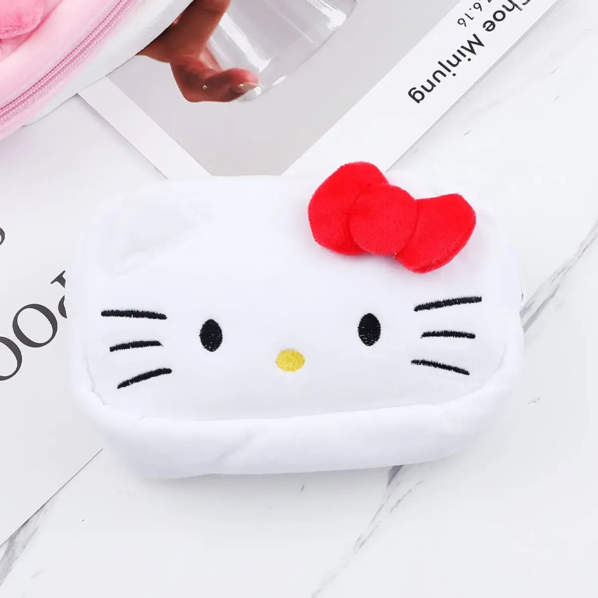 Hello Kitty Pochacco Large Plush Bag - Fluffy & Cute