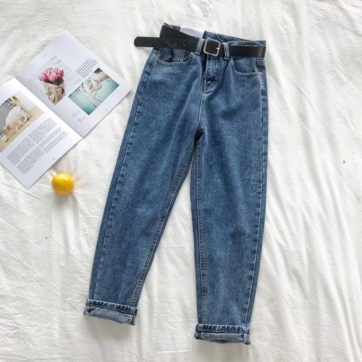Korean High Waist Jeans