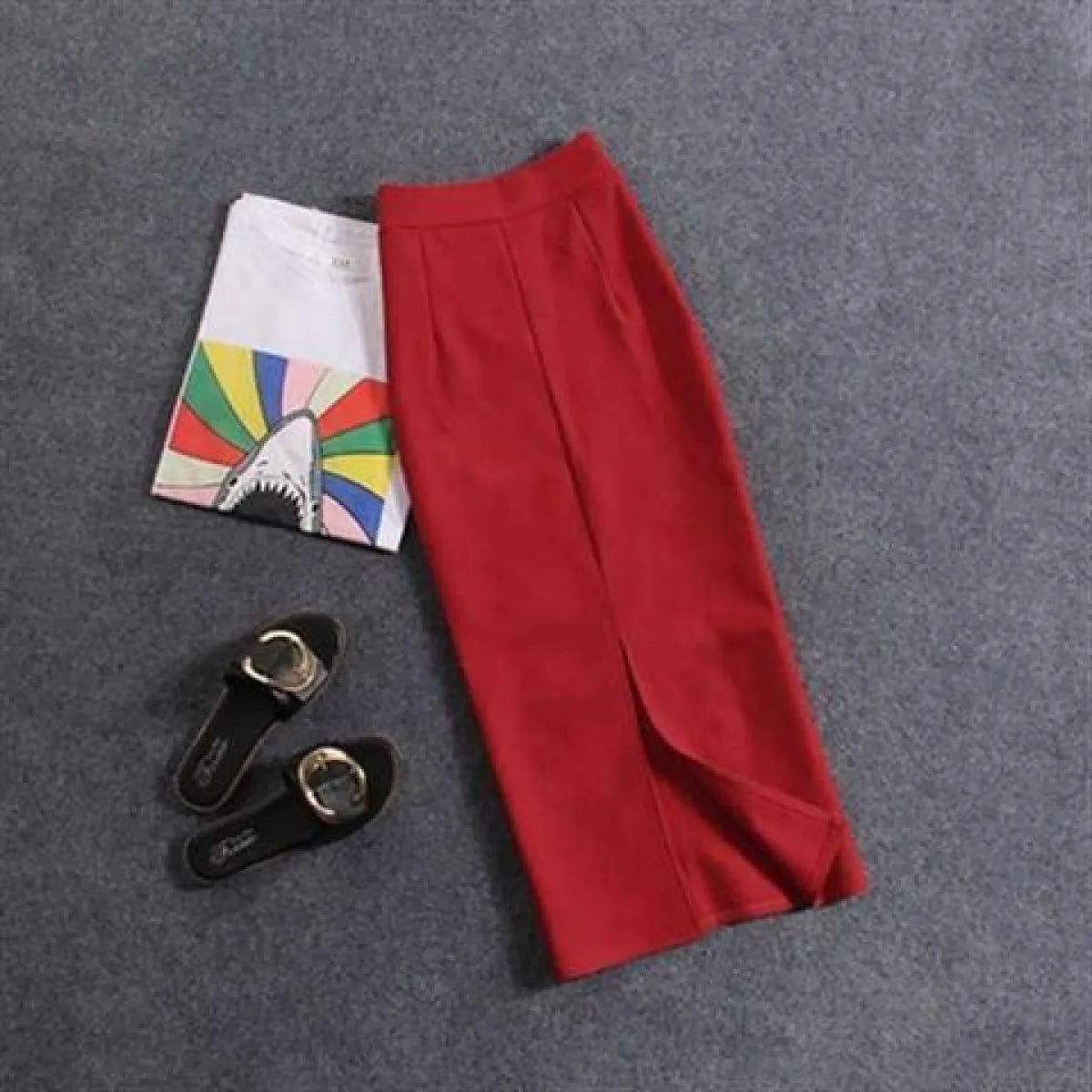 Korean Slim Stretch Pencil Skirts