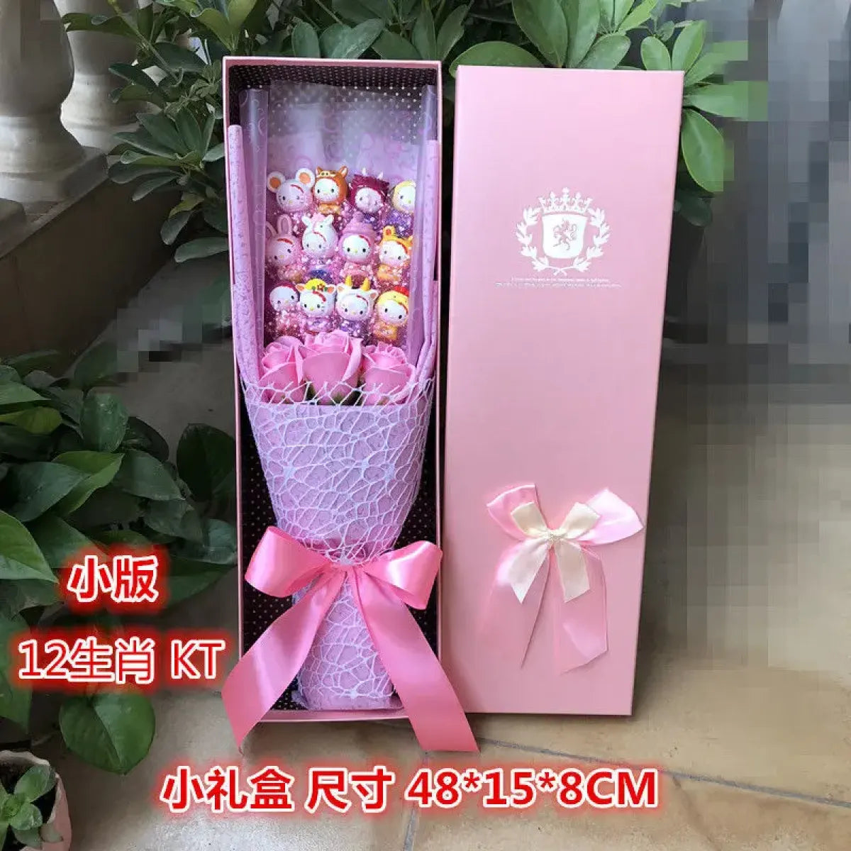 LED Light Hello Kitty Bouquet - My Melody, Cinnamoroll, Kuromi Edition