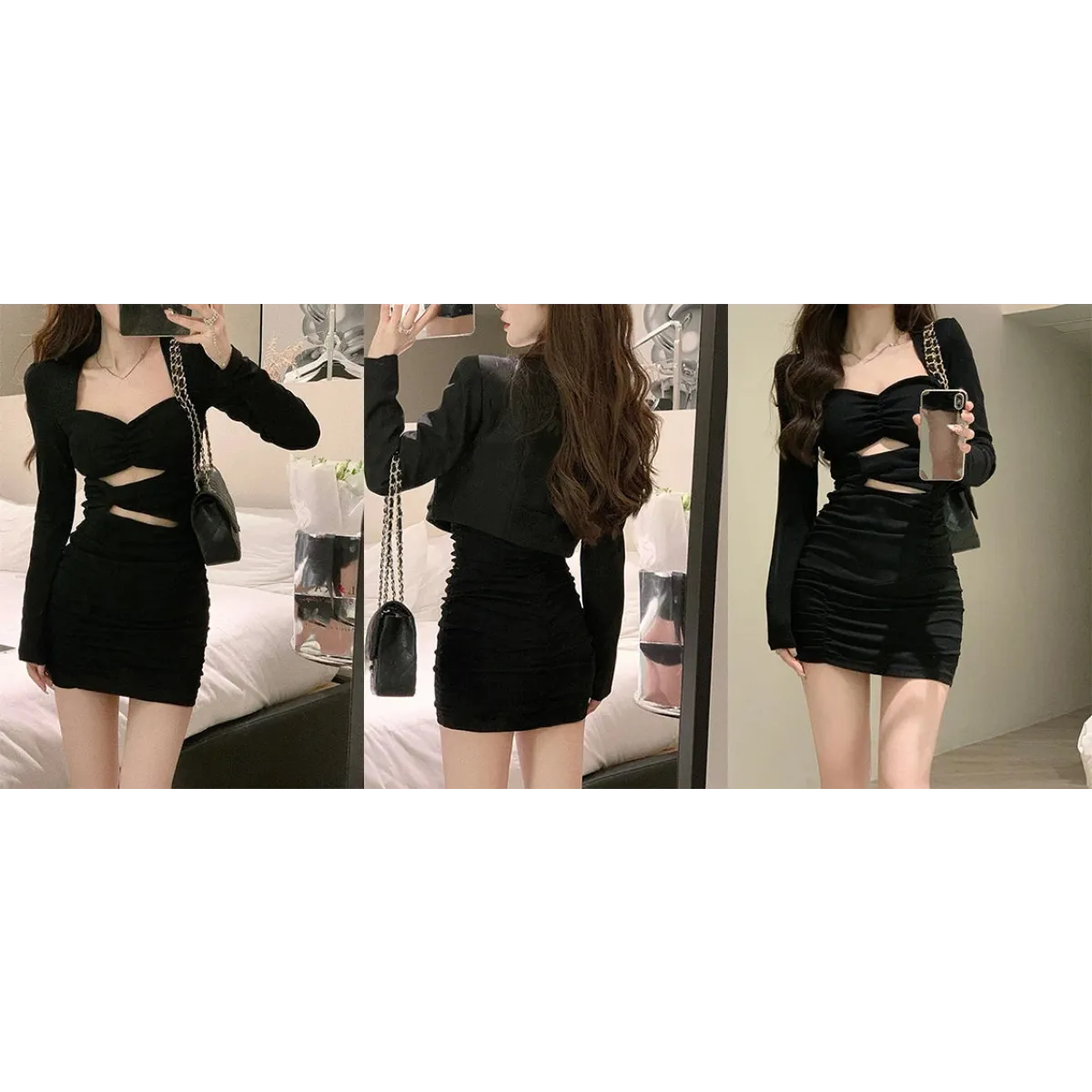 Mori Girl Lace Knit Dress