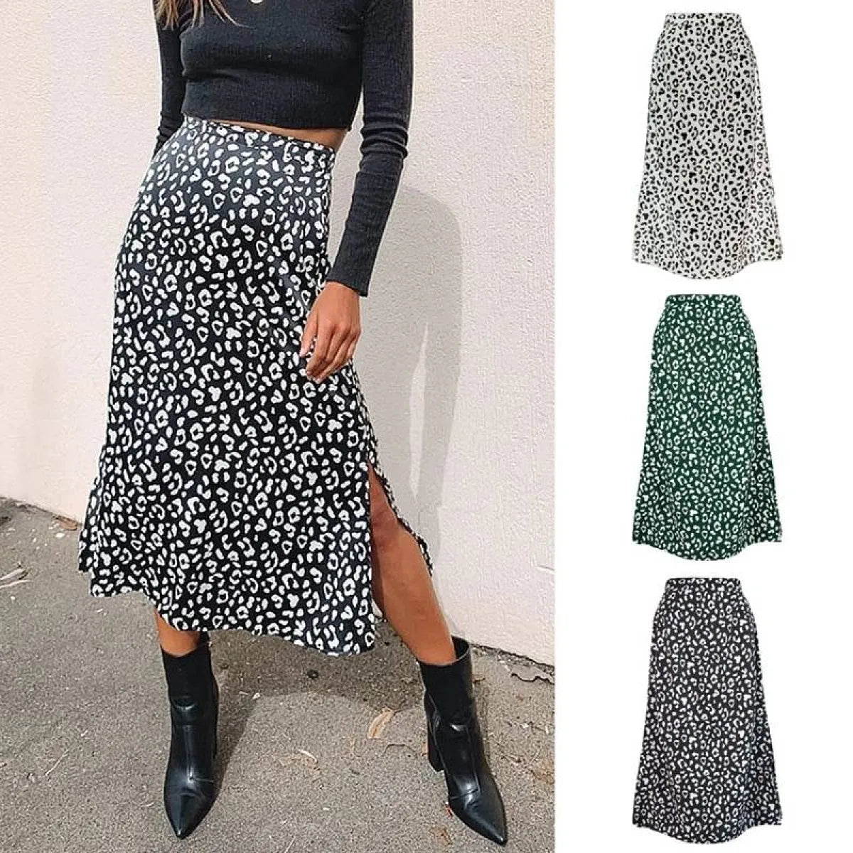 Sexy Leopard Wrap Skirt