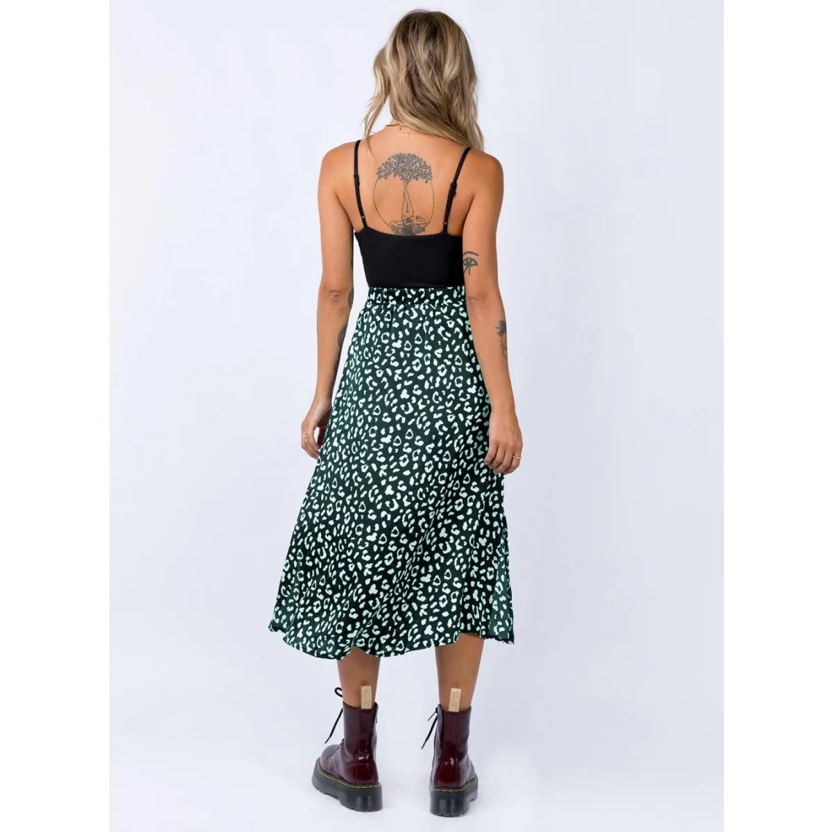 Sexy Leopard Wrap Skirt