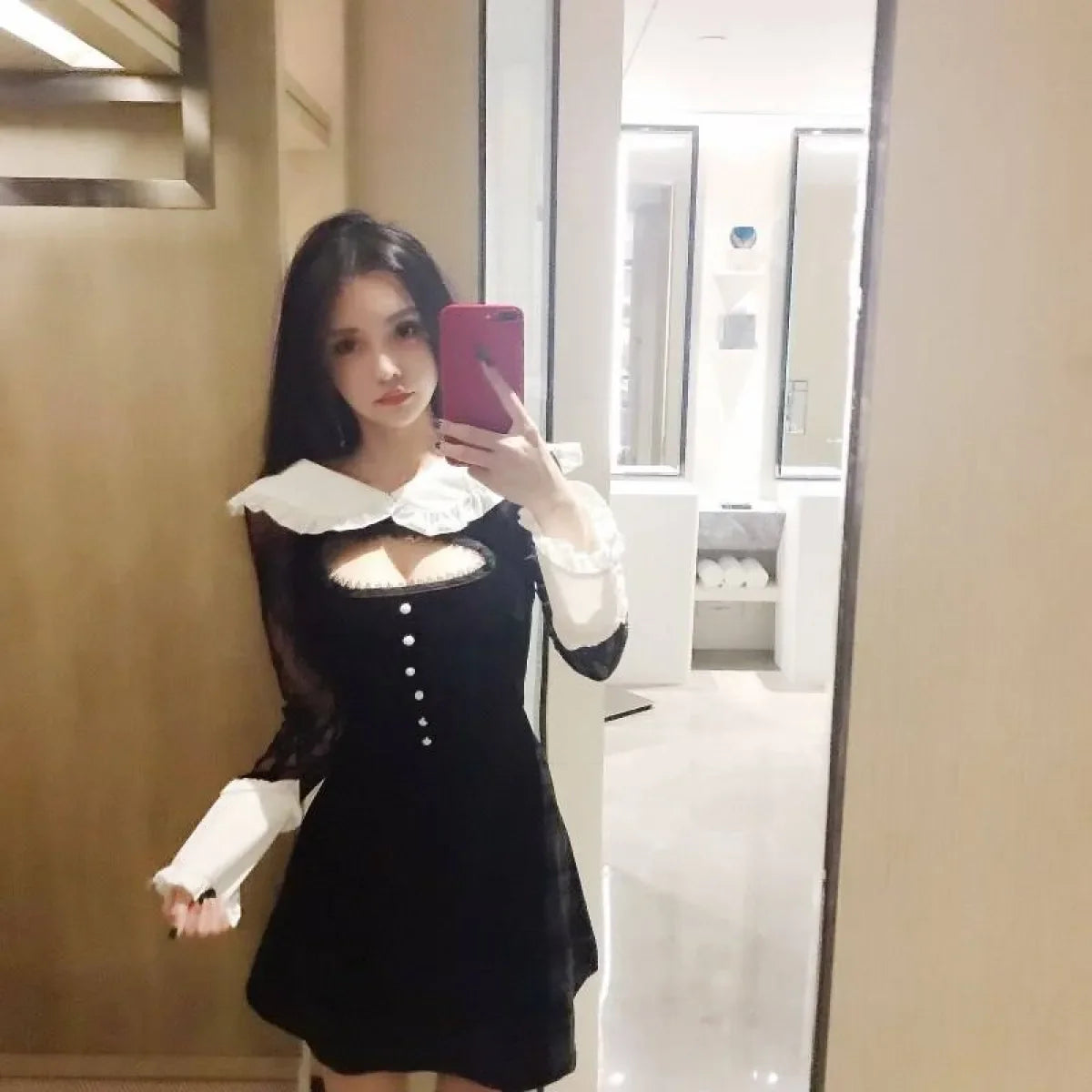 Lolita Hollow Lace Dress