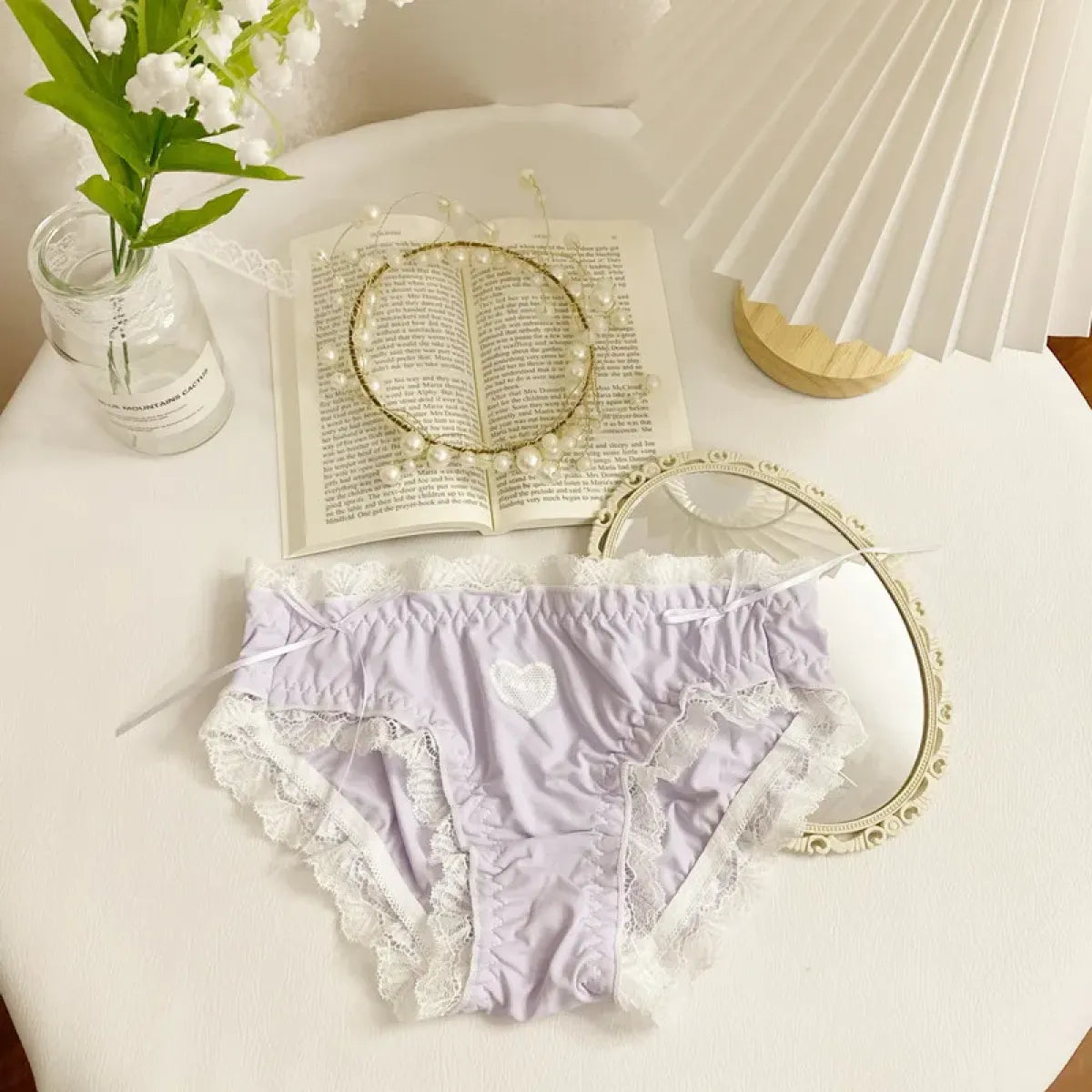 Lolita Lace Heart Panties