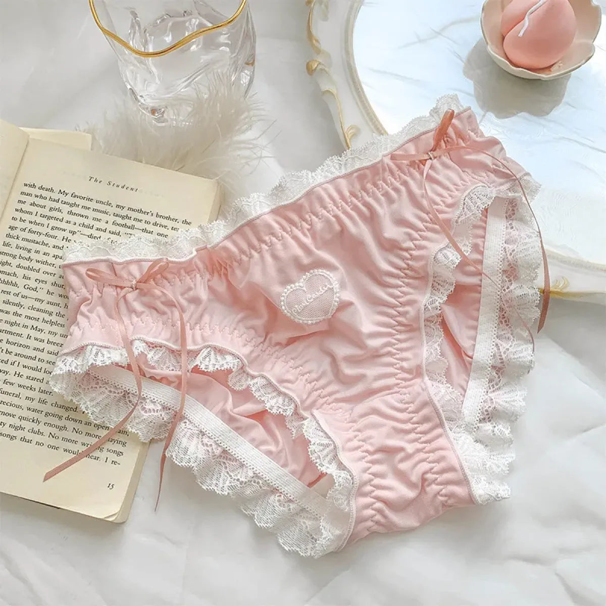 Lolita Lace Heart Panties