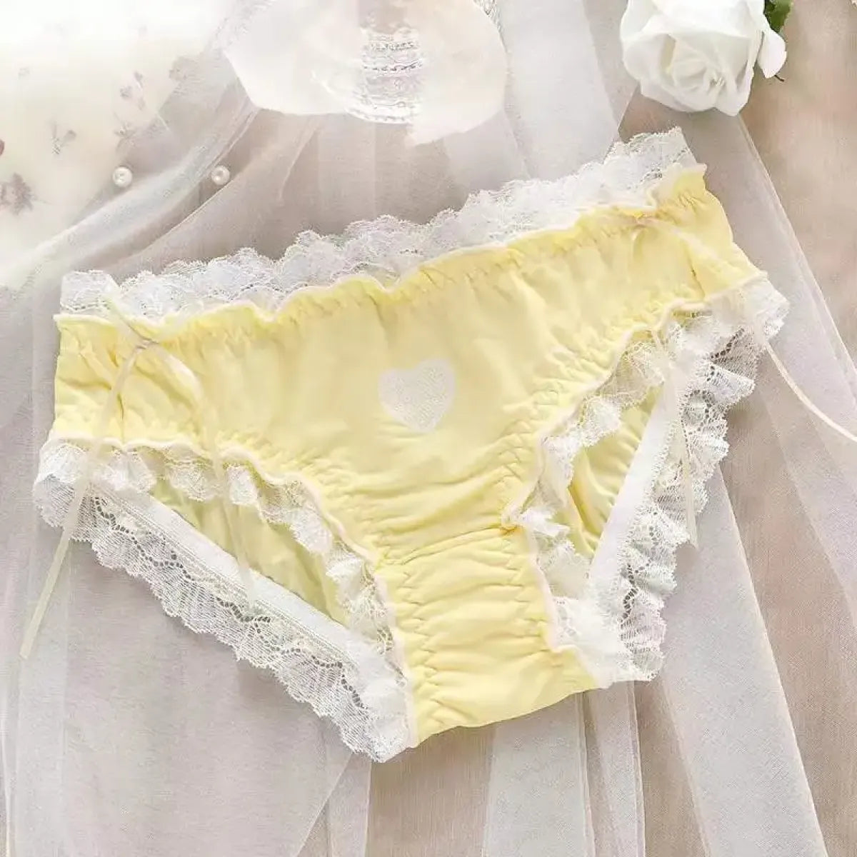 Lolita Lace Heart Panties
