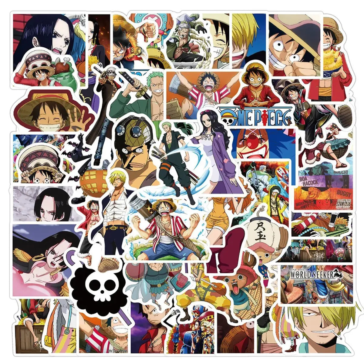 ONE PIECE Stickers - Luffy, Zoro, Chopper